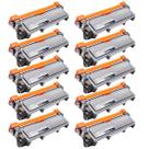 Kit 10 Toner Compatível Para L2320D L2520 2360DW 2740D L-2540DW TN2370 TN2340 TN660