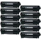 Kit 10 toner compatível q2612a 2612a 12a 1010 1012 1015 1018 1020 1022 3015