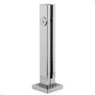 Kit 10 Torre Guarda Corpo Coluna Pinça Inox 40cm Para Vidro