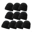 Kit 10 Touca Gorro De Lã Adulto Frio Inverno Unissex