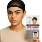 Kit 10 Toucas de cabelo confortável preta reutilizável leve