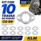 Kit 10 trava do pinhão polia dentada adap -titan 99 titan 2000 fan cbx 200 xlr 250 cg 150 wt216