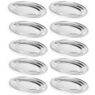 Kit 10 Travessas de Inox 25cm Oval para Servir Petiscos Saladas Porções Buffet Restaurante Kit 10 Travessas de Inox 25cm Oval para Servir Petiscos Saladas Porções Buffet Restaurante