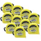 Kit 10 Trena Aço Metal 5m Bolso Básica Fita Com Trava