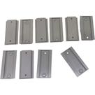 Kit 10 Trilho Suporte para Disjuntor Din em ABS Plástico para Painel Elétrico 7cm Kit 10 Trilho Suporte para Disjuntor Din em ABS Plástico para Painel Elétrico 7cm