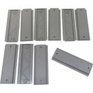 Kit 10 Trilho Suporte para Disjuntor Din em ABS Plástico para Painel Elétrico 9,9cm Kit 10 Trilho Suporte para Disjuntor Din em ABS Plástico para Painel Elétrico 9,9cm