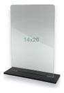 Kit 10 Troféu Acrilico Cristal 2mm 20x14cm C/base Preta