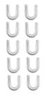 Kit 10 Tubo Aluminio U Isolar Ar Quente Adaptador Universal