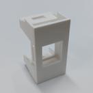 Kit 10 un modulo suporte siemens duomo para rj45 sollan