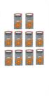 kit 10 un Pilha Auditiva Tamanho 13 - Rayovac Extra Advanced (Ref. 13AUX-6XEBRA)