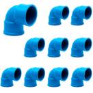 Kit 10 und Curva 90º Curta BB Bolsa Soldável 50mm PN80 para Sistema de Irrigação 100% PVC