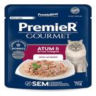 Kit 10 und Sachê Premier Gatos Adultos Castrados Atum 70g