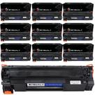 Kit 10 Unid Toner Com Impressão de 2.000 Páginas Alto Rendimento Compatível Impressora HP Laser Jet Pro 435A/436A/285A/278A UNIVERSAL