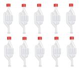 Kit 10 unidades Airlock Tipo S Air Lock Para Fermentação Cerveja Kombucha Hidromel Vinho Conserva