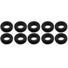 Kit 10 unidades Anel Vedante Vedação Silicone Borracha Passa Fio Reposição para Válvula Airlock
