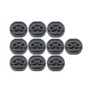 Kit 10 Unidades Borracha Coxim Carro Uno Fire/Doblo/Punto