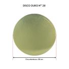 Kit 10 Unidades Cake Board Para Bolo Disco Ouro 28cm