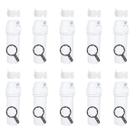 Kit 10 Unidades Carcaça Filtro Água 10 Conexão 1/2 Branco N/a