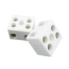 Kit 10 Unidades Conector Porcelana 2 Polos 6mm Interneed