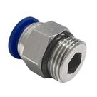 Kit 10 Unidades Conexão Inst. Conector Macho 10 x 3/8 Fluir