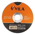 Kit 10 Unidades Disco Corte Inox 4.1/2'' Vila