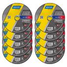 Kit 10 Unidades Disco De Corte Inox 4.1/2 Standard Norton
