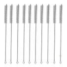 Kit 10 Unidades Escova para Limpeza de Canudo Lavagem Utensílios de cozinha Reutilizável Inox