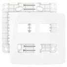 Kit 10 unidades Placa com Suporte 4x4 4 Postos B3 Margirius 19436