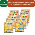 Kit 10 Unidades Sopas Cremosas VONO Individual Sabor Mandioquinha com Cebola e Salsa Menos Sódio 17G