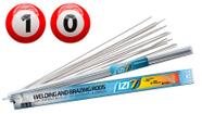 Kit 10 Vareta De Solda Alumínio x Alumínio Izi 7 Com Fluxo Interno Refrigeração