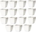 Kit 10 Vasinhos De Plástico Cachepot P/ Suculentas E Cactos