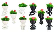 Kit 10 Vasinhos Suculentas Robert Bob Planta Decoração