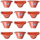 Kit 10 Vaso Para Jardim Vertical Vaso Arandela - Meia Lua Suspenso - 1,5 Litros