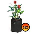 Kit 10 Vasos De Planta 15 Litros Com Alças - King Pot