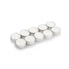 Kit 10 Velas Fondue 7mm Fina Banheira Flutua Base Alumínio
