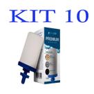 Kit 10 Velas Para Filtro Barro Alcalina Premium Tripla Ação Oasis