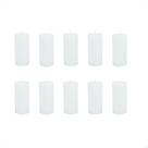 Kit 10 Velas Pitoco 7 Cm Decoração Parafina Casamento Vidro