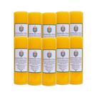 Kit 10 velas votiva 7 dias 260g (amarela)