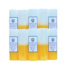 Kit 10 velas votiva 7 dias 260g (branca e amarela)