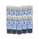 Kit 10 velas votiva 7 dias 260g (branca e preta)