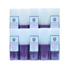 Kit 10 velas votiva 7 dias 260g (branca e roxa)