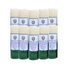 Kit 10 velas votiva 7 dias 260g (branca e verde)