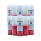Kit 10 velas votiva 7 dias 260g (branca e vermelha)