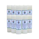 Kit 10 velas votiva 7 dias 260g (branca)