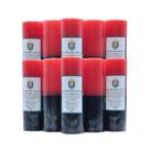 Kit 10 velas votiva 7 dias 260g (vermelha e preta)