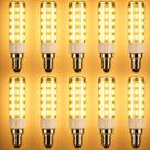 Kit 10 x Lâmpadas LED E14 3000K 5 Watts Halopim Halógena Bivolt 110v 220v