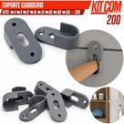 Kit 100/200/300 Suporte de Cabideiro para Armário e Closet, Suporte para Tubo de Alta Durabilidade