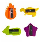 Kit 100/250 Mini Apontador Infantil Colorido Desenhos Escolar Brinde Lembrancinha Atacado -