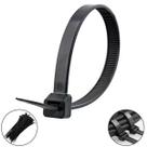 Kit 100 Abraçadeira Nylon Cinta Presilha Fita Organizar Fios 10cm