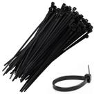 Kit 100 Abraçadeiras de Nylon Fita Hellermann 150mm x 2,5mm Preta Cortelux Kit 100 Abraçadeiras de Nylon Fita Hellermann 150mm x 2,5mm Preta Cortelux